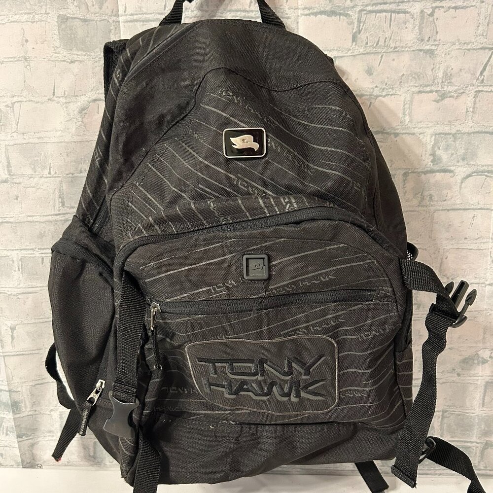 TONY HAWK BLACK SKATEBOARD BACK PACK